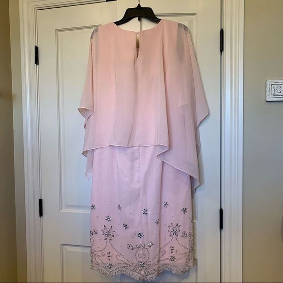 Pink Formal Two Piece Dress - Picture 2 of 2